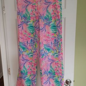 Lilly Pulitzer Linen Beach Pant Large